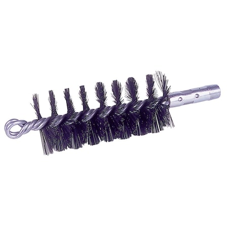 Weiler 4" Single Spiral Flue Brush .012 Steel Fill 44139